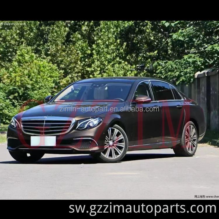 2018 PP Plastiki Front Kit Sehemu za Kuboresha Sehemu za E darasa W213 2016-2020 Kuboresha hadi 2022